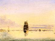 Boston Harbor at Sunset Clement Drew